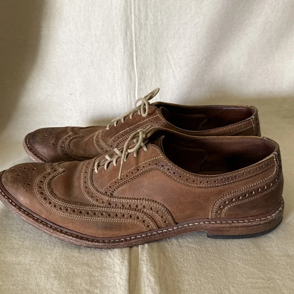 Allen Edmonds Numok Men's Size 13 Cap Toe Oxford Walnut Leather Shoes